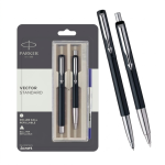 Parker Vector Roller Ball Pen 2 Pcs Refillable Smooth Writing Premium Pen Set - PAPERTREE
