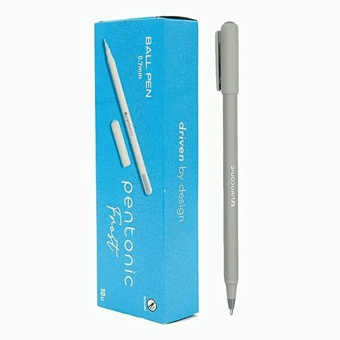 Pentonic Frost Ball Point Pen Tip Size 0.7mm 10 pcs pack - Black/Blue/Red - PAPERTREE Pentonic Frost Ball Point Pen Tip Size 0.7mm 10 pcs pack - Black/Blue/Red - PAPERTREE