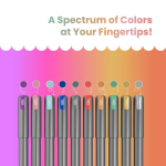Pentonic Glitz Glitter Gel Pen 10 Pcs set - PAPERTREE,