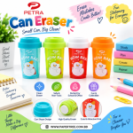 Petra Can Eraser Multicolor (1 pcs) - PAPERTREE