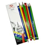 Petra Nova Graphite Pencil 2B Pack of 12 – Premium Writing & Drawing Pencils for School, Office & Sketching - PAPERTREE