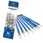Petra Phoenix Gold Premium HB 2B 4B Graphite Pencils - 12pcs - PAPERTREE