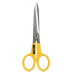 Petra PS800Y Scissors 8 Inch 202mm Stainless Steel Multipurpose Scissors with Black or Yellow Handle - PAPERTREE