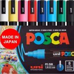 Posca PC-5M Paint Marker Pen 8-Color Set - PAPERTREE