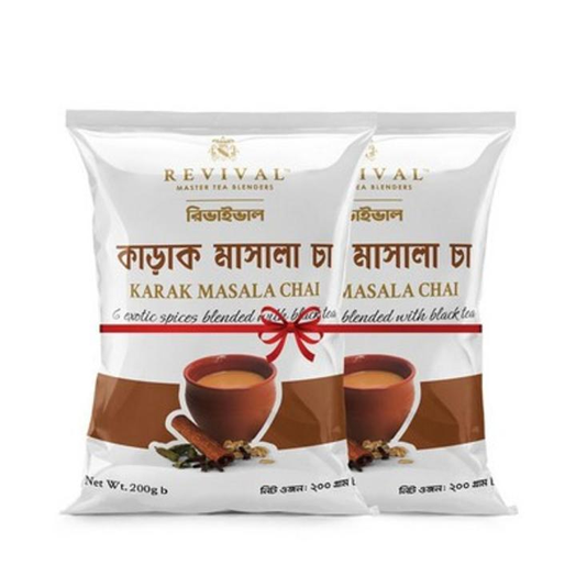 Revival Karak Masala Tea Two Pack Combo (200 gm each) - PAPERTREE