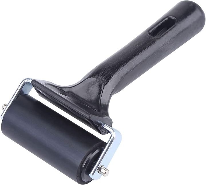 Rubber Paint Roller Brayer 2.5 Inch Ink Applicator for Printmaking DIY Art Craft Oil Painting and Block Printing - PAPERTREE Rubber Paint Roller Brayer 2.5 Inch Ink Applicator for Printmaking DIY Art Craft Oil Painting and Block Printing - PAPERTREE