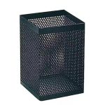 Square Mesh Pen Stand Metal Desk Organizer Pen Holder for Office School and Home Use - PAPERTREE