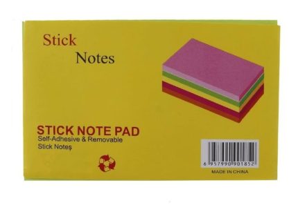 Sticky Notes multicolor 3x3 Inch - PAPERTREE