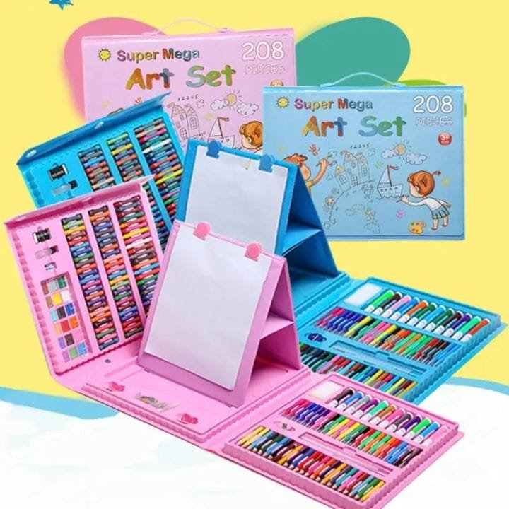 Super Mega 208 pcs art set drawing and painting - PAPERTREE