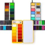 Superior 60 Color Solid Watercolor Paint Set with Pearlescent & Macaron - PAPERTREE