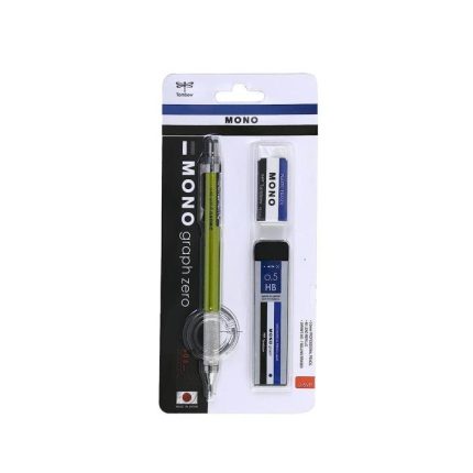 Tombow Mono Graph Zero 0.5mm HB Mechanical Pencil with Lead and Eraser – Precision Drafting Pencil for Writing & Drawing - PAPERTREE
