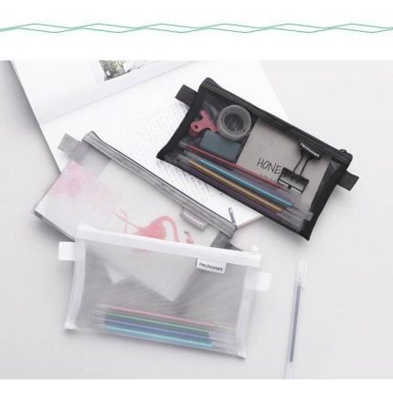 Transparent Pencil Bag Large Capacity Clear Pencil Case for School Office and Travel - PAPERTREE