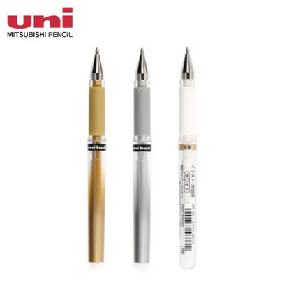 Uni-ball Signo Broad UM-153 Gel Pen 1.0mm | Gold Metallic Ink Pens - PAPERTREE