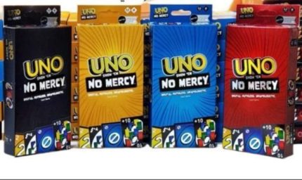 UNO No Mercy Card Game | Fast-Paced Family Party Game for Kids & Adults - PAPERTREE