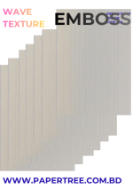 Wave texture embossed Paper A4 10 Pcs Premium Paper...,