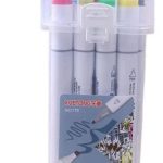 XUETONG Alcohol Dual Tip Art Marker Set 12 Colors Professional Sketch Markers - PAPERTREE