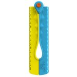 Y Plus Click Ruler 30cm | Durable Measuring Scale for School, Office & Drawing - PAPERTREE