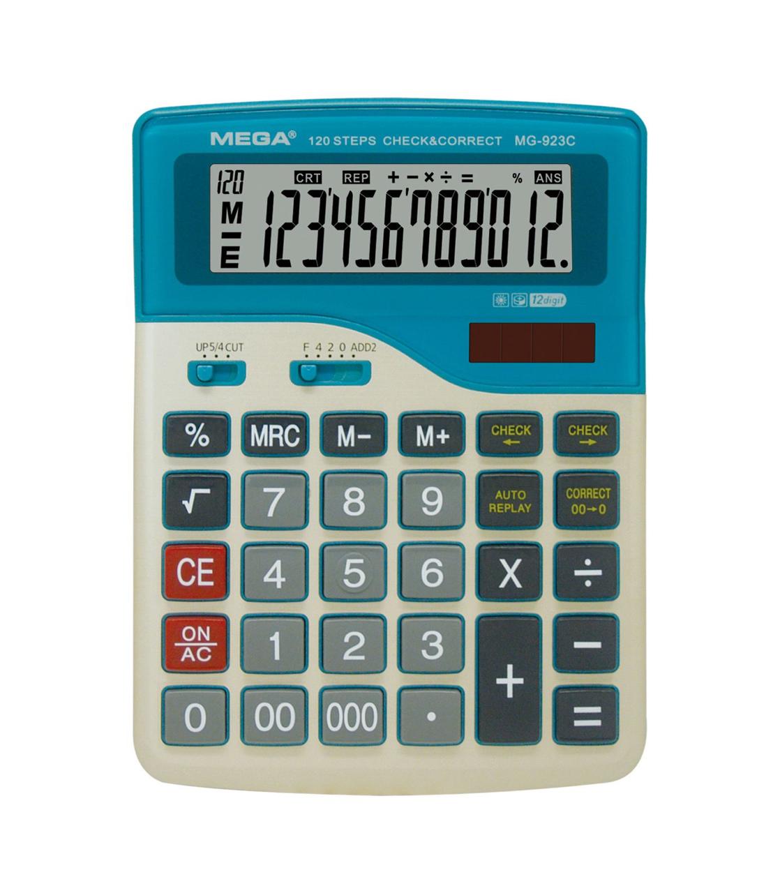 WhatsApp Image 2026-10-06 at 10.30.02 MEGA MG-923C 12-Digit Check & Correct Desktop Calculator - Image 1