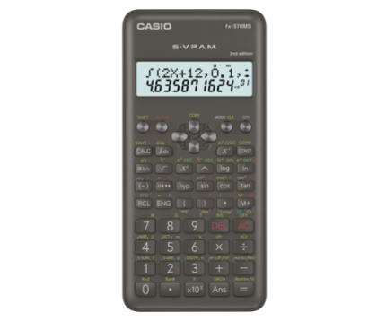 Casio fx-570MS Black-2nd Edition Non Programmable Scientific Calculator