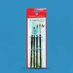 Faber-Castell Pony Hair Brush Set – Pack of 4