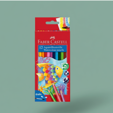 Faber Castell Water Color Pencil Set Long 12