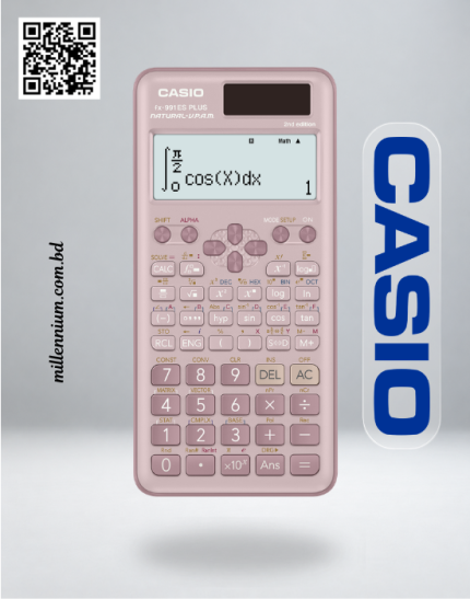 Casio FX-991ES PLUS 2nd Edition pink non-programmable scientific calculator - Millennium