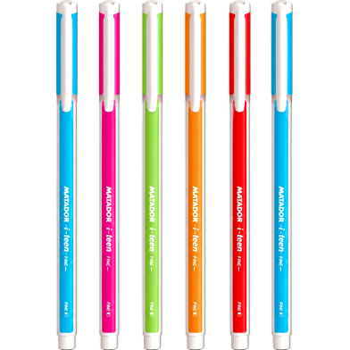Matador i-teen Ball Pen Black Ink - 6 Pcs: null | Rokomari.com