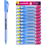 Matador Orbit Ball Pen Blue Ink - 12 Pcs: null | Rokomari.com