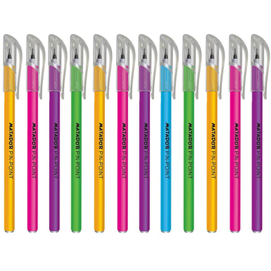 Matador Pin-Point Ballpen Black Ink - (12 Pcs): null | Rokomari.com