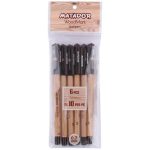 Matador Woodmark Ball Pen Black Ink - (6 Pcs): null | Rokomari.com