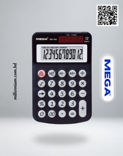 MEGA MG-308 12-digit electronic calculator - millennium